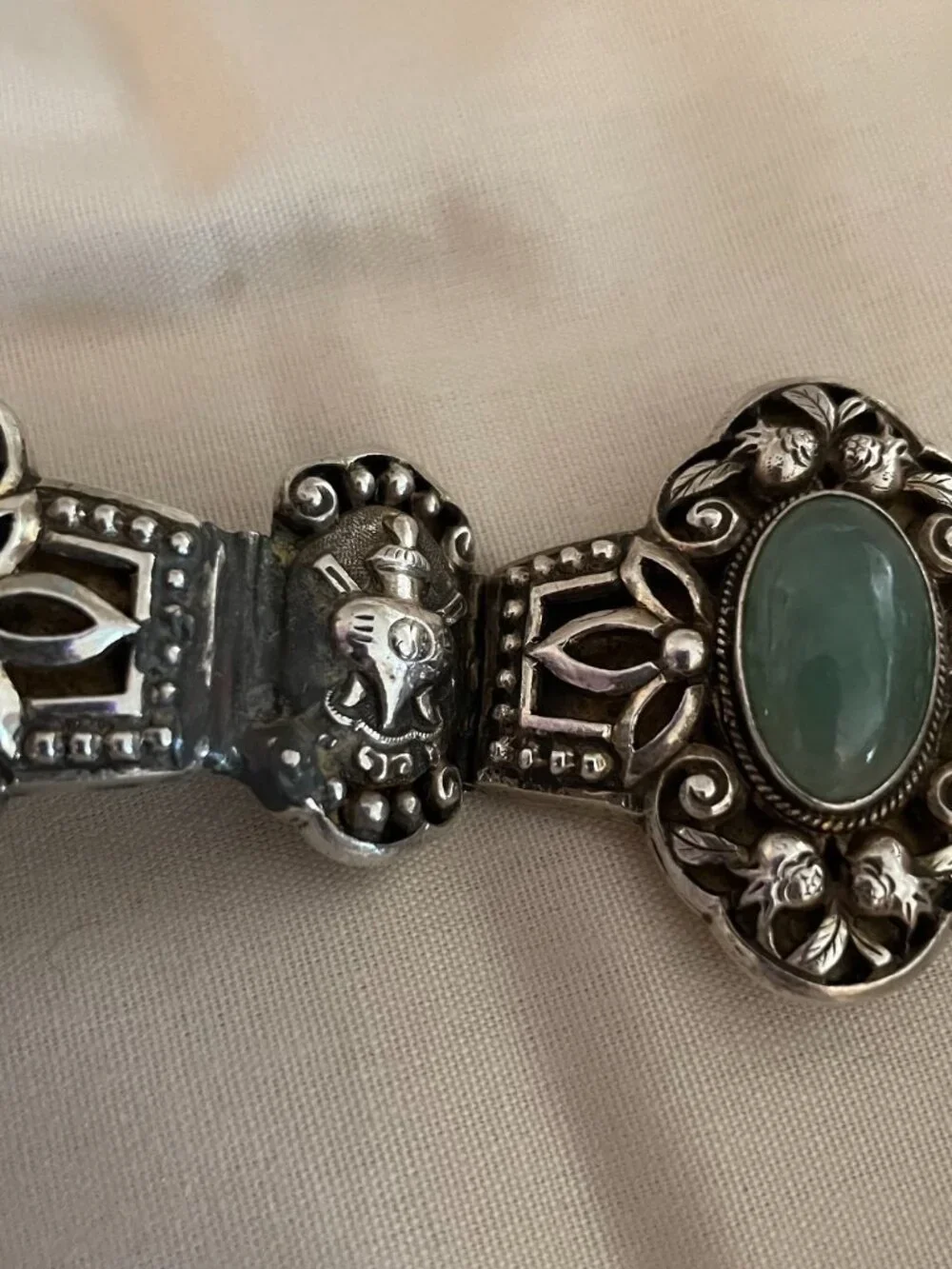 Vintage Sterling Silver Edwardian Bracelet 7